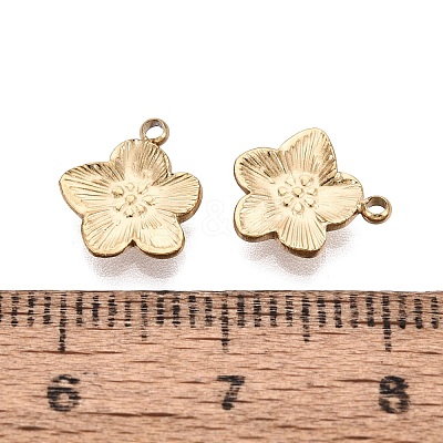 304 Stainless Steel Charms STAS-N125-25A-G-1