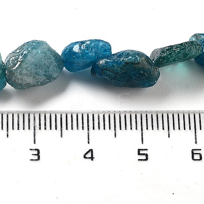 Raw Rough Natural Apatite Beads Strands G-P528-B04-02-1