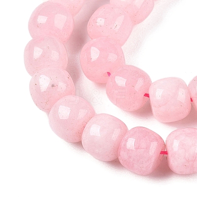 Dyed Natural White Jade Beads Strands G-T138-S17-1