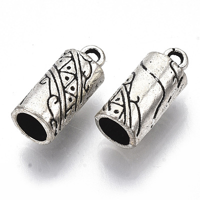 Tibetan Style Alloy Cord Ends TIBE-S320-148AS-LF-1