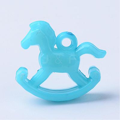 Opaque Acrylic Pendants SACR-S202-13-1