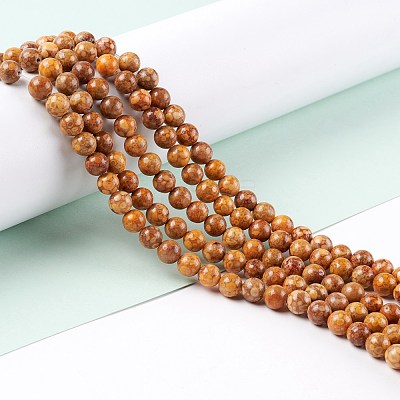 Natural Maifanite/Maifan Stone Beads Strands G-P451-01B-C-1