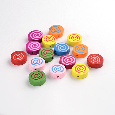 Natural Wood Beads TB111Y-1