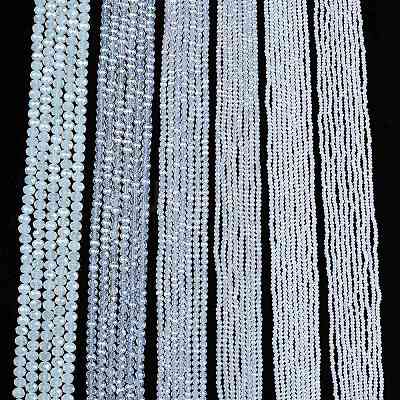 Electroplate Glass Beads Strands EGLA-A044-J8mm-A06-1
