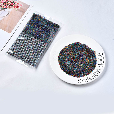 Glass Round Seed Beads SEED-S057-J-M-1