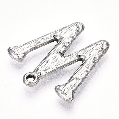 304 Stainless Steel Pendants STAS-N117-01P-W-1
