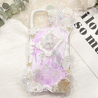36Pcs 2 Style Star Alloy Rhinestone Cabochons MRMJ-OC0003-36-1
