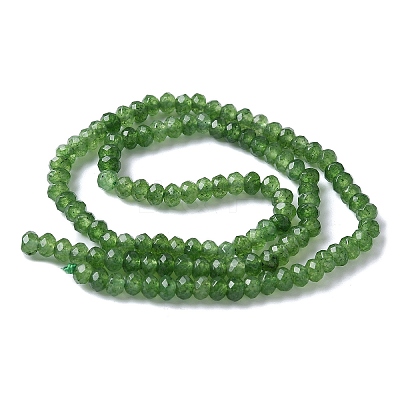 Dyed Natural Malaysia Jade Rondelle Beads Strands G-E316-2x4mm-57-1