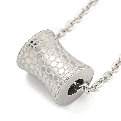 Non-Tarnish 304 Stainless Steel Pendants Necklace for Women NJEW-A027-05P-1