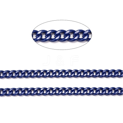 3.28 Feet Spray Painted Brass Curb Chain X-CHC-H103-04H-1