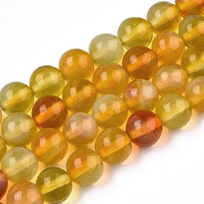 Glass Round Beads Strands GLAA-M044-01J-1