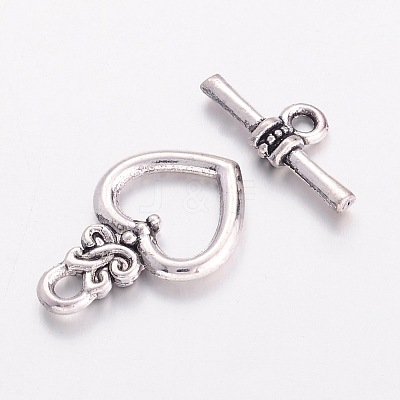 Alloy Toggle Clasps X-EA9137Y-NF-1