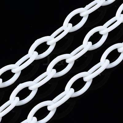 Handmade Opaque Acrylic Cable Chains KY-N014-001O-1