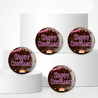 Tinplate Brooch JEWB-WH0012-026-1