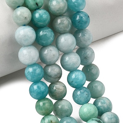 Gradient Natural Amazonite Beads Strands GG-CBA54CC-C01-6mm-1