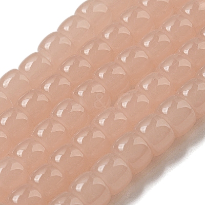 Imitation Jade Glass Beads Strands GLAA-NH0002-A01-1