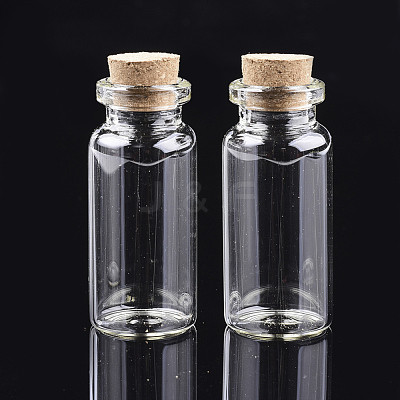 Glass Jar Glass Bottles Bead Containers AJEW-S074-05-1