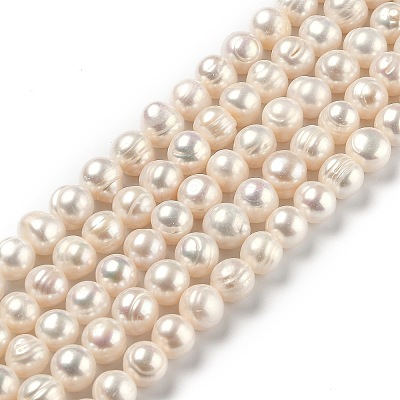 Natural Cultured Freshwater Pearl Beads Strands PEAR-L033-22-1