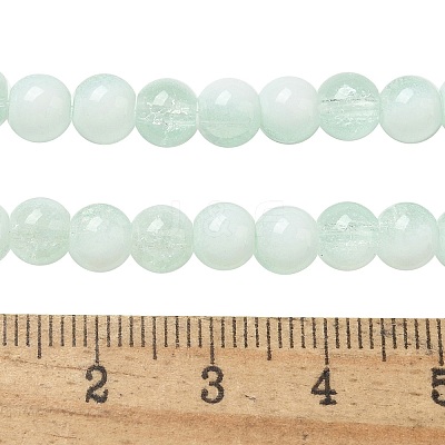 Crackle Glass Beads Strands GLAA-U001-6mm-01-1
