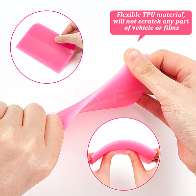 5Pcs 5 Styles TUP Plastic Scrapers TOOL-OC0001-62-1