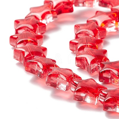 Transparent Glass Beads Strand GLAA-K057-01D-1