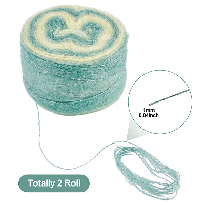Segment Dyed Knitting Yarn DIY-TAC0033-03D-1