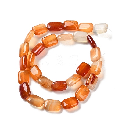 Natural Red Agate Beads Strands G-K357-D04-01-1