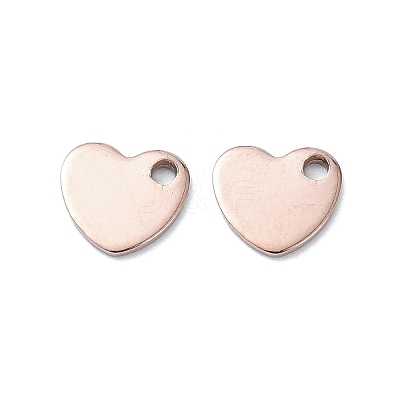 201 Stainless Steel Charms STAS-H191-01B-RG-1