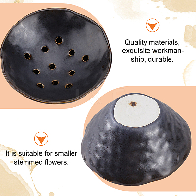 Bowl Shape Ceramic Vase AJEW-WH0528-64-1