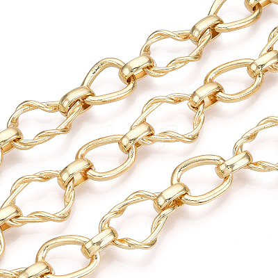 Alloy Teardrop with Twining Chains LCHA-T001-12G-1