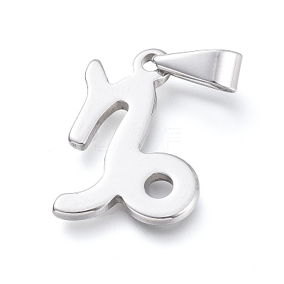 304 Stainless Steel Pendants STAS-L210-06-P-1