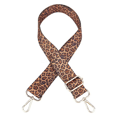 Polyester Leopard Print Pattern Bag Straps FIND-WH0001-29-1