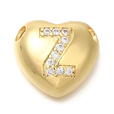 Rack Plating
 Brass Micro Pave Cubic Zirconia Pendants KK-I722-04G-Z-1