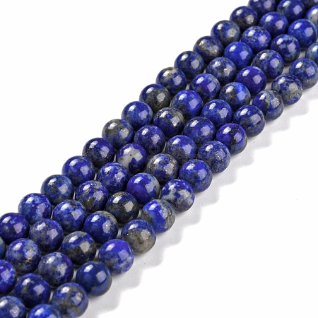 Natural Lapis Lazuli Beads Strands G-S333-8mm-013-1