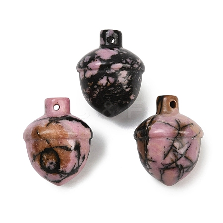 Natural Rhodonite Pendants G-K354-13C-1