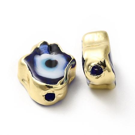 Handmade Evil Eye Lampwork Beads LAMP-F026-03B-1