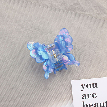 Butterfly Acrylic Claw Hair Clips PW-WG49228-01-1