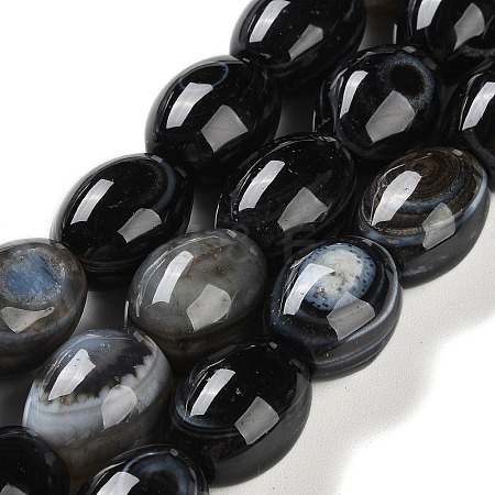 Natural Eye Agate Beads Strands G-NH0019-D04-04-1