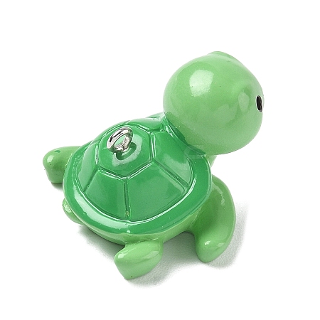 Marine Theme Opaque Resin Pendants RESI-P047-01E-P-1