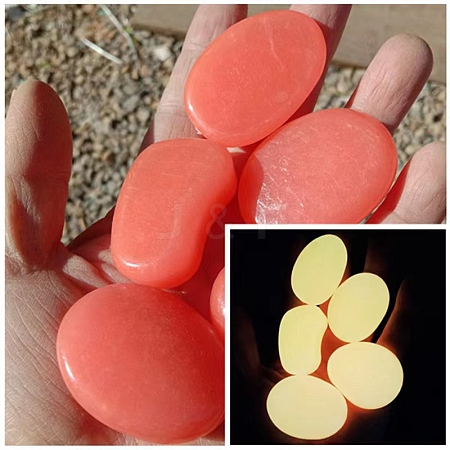 Resin Imitation Luminous Stone Display Decoration PW-WG93589-05-1