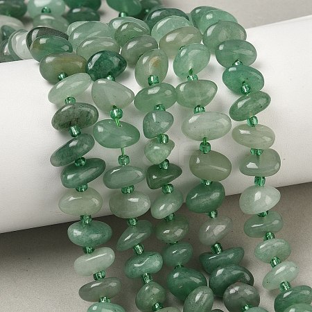 Natural Pink Aventurine Beads Strands G-RM250109-A11-1