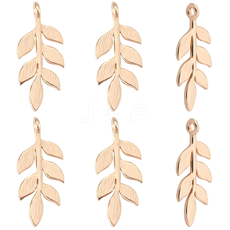 Beebeecraft 16Pcs Brass Pendants KK-BBC0008-25-1