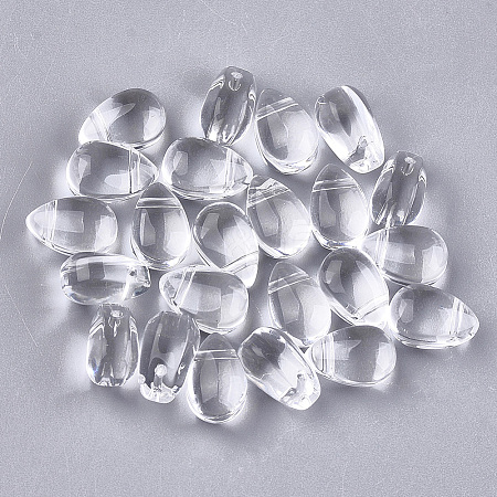 Transparent Glass Charms LS-X-GGLA-S042-04A-1