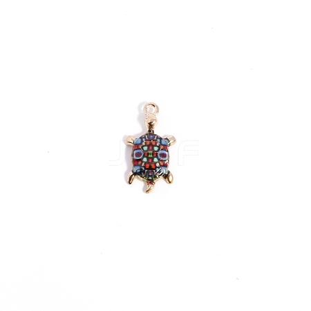 Alloy Enamel Pendants PW-WG38873-03-1