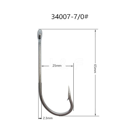 Stainless Steel Fishing Hooks STAS-WH0014-68B-1