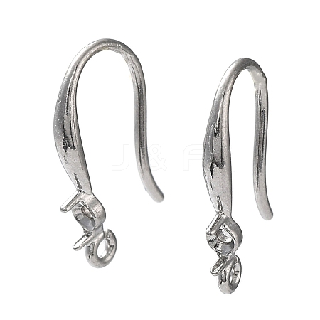 304 Stainless Steel Earring Hooks STAS-M323-10P-1