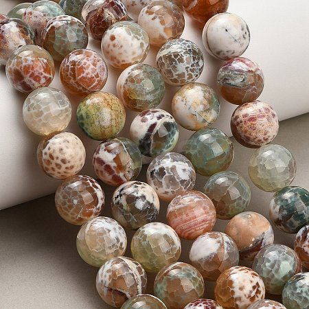 Natural Fire Crackle Agate(Dyed & Heated) Beads Strands G-K425-A03-14mm-1