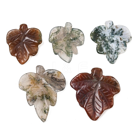 Natural Indian Agate Carved Pendants GG-CBA3D9B-06C-1
