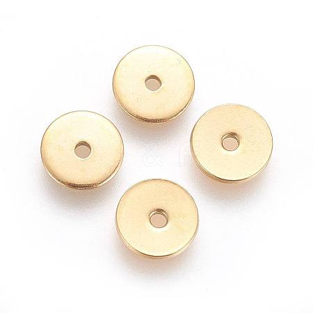 Ion Plating(IP) 304 Stainless Steel Spacer Beads LS-STAS-G193-07C-G-1
