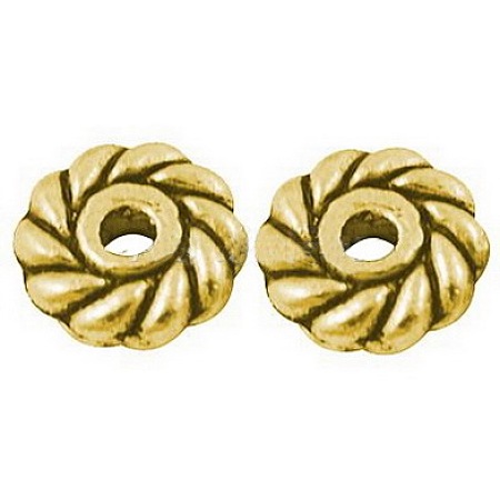 Tibetan Style Alloy Spacer Beads LS-LF10764Y-G-1